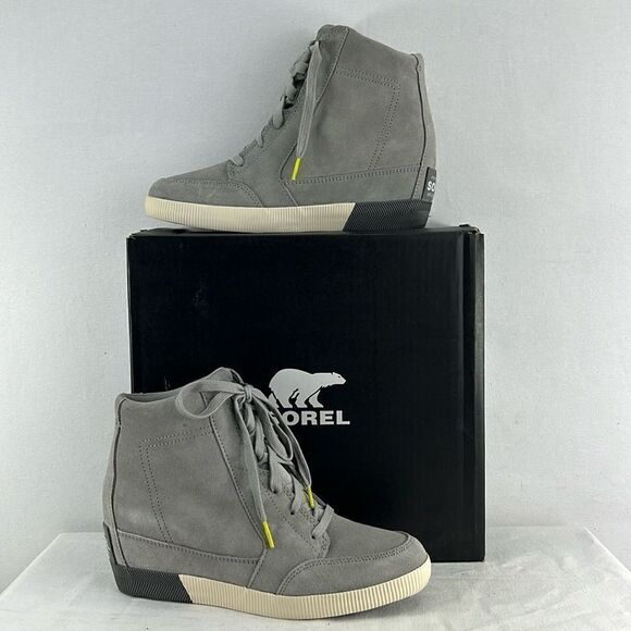 Sorel Out N About Wedge Boot- Dove, Quarry- Size 9.5M- NIB - Picture 1 of 10